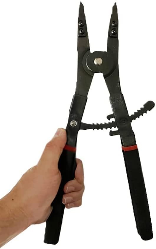 Universal Circlip Snap Pliers Tool Set, Retaining With Replacement Tips 16″