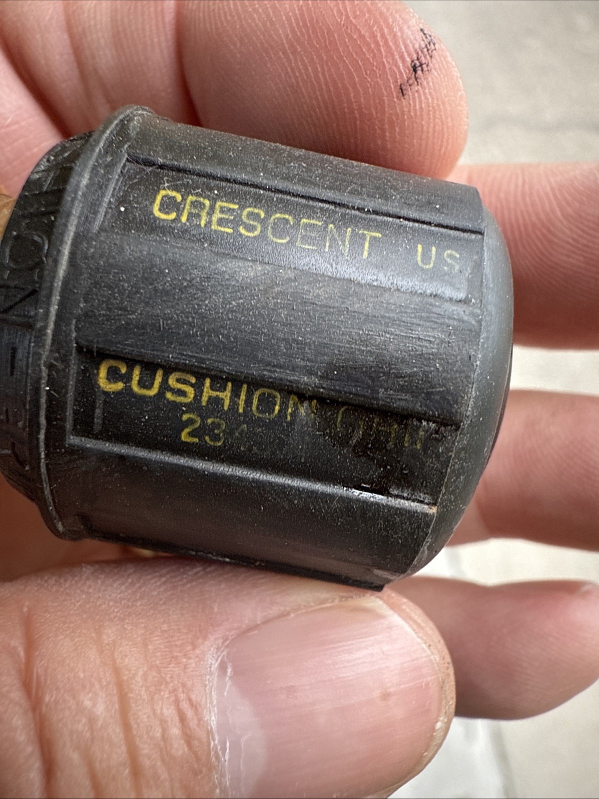 Crescent 1/4″ Flat Slotted Stubby Screwdriver Cushion Grip Yellow Black USA
