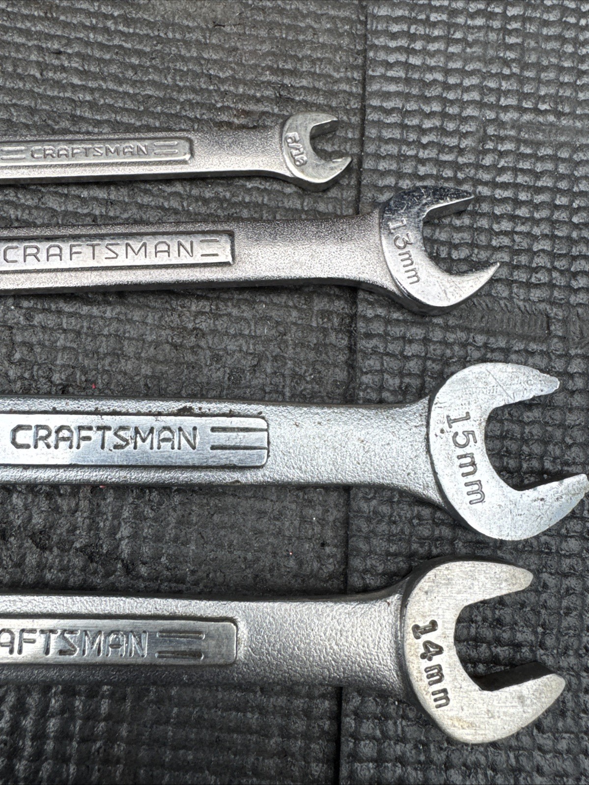 Sears Craftsman USA 12pc Wrench Lot Ignition & Combination 13/14/15mm 5/16 V Set