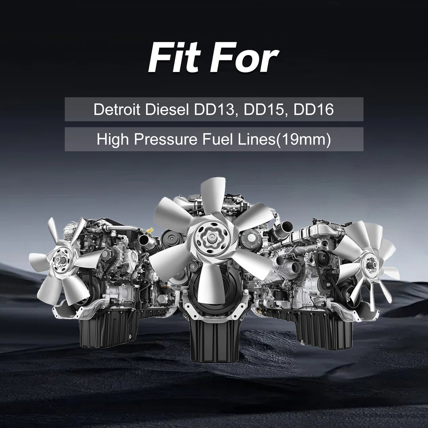 Fuel Injector Line Socket Tool Fit for DD15 DD13 Detroit W47058090900 J48770