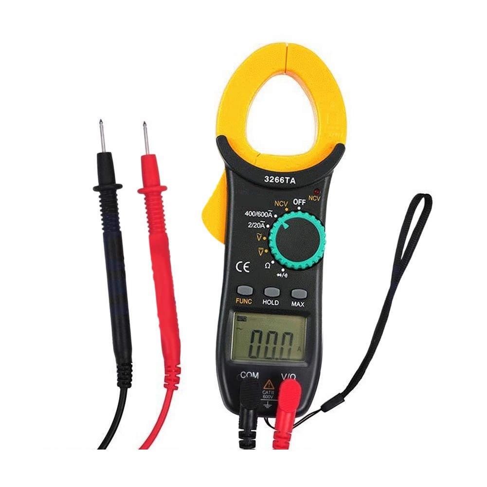 TY3266TA Multimeter Clamp Meter 600A Auto Ranging NCV Voltage and Current Test