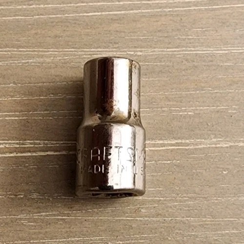 Craftsman USA 1/4 Socket 6 Point 1/4″ Drive Inverted G 43493