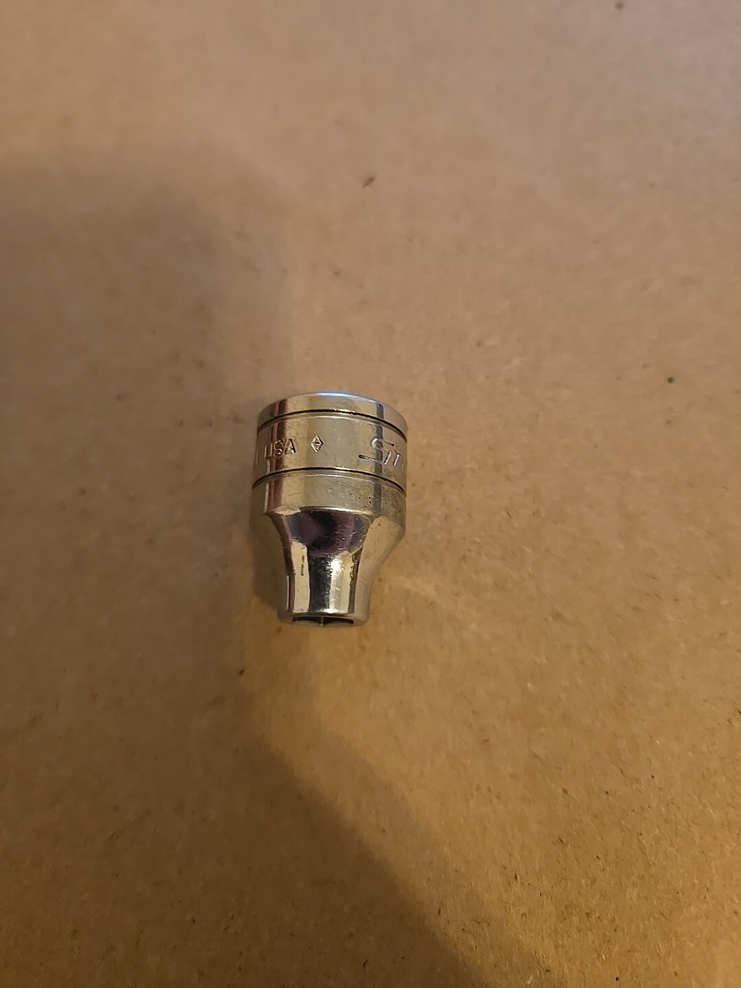 Snap On Tools 3/8″ Drive 1/4″ 6PT Shallow Chrome Socket FS081