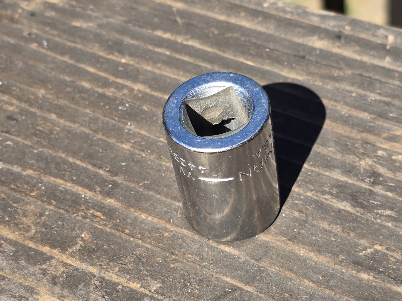 Craftsman USA 19mm Socket 12 Point 1/2″ Drive VV 44238 (No Knurl M/M)