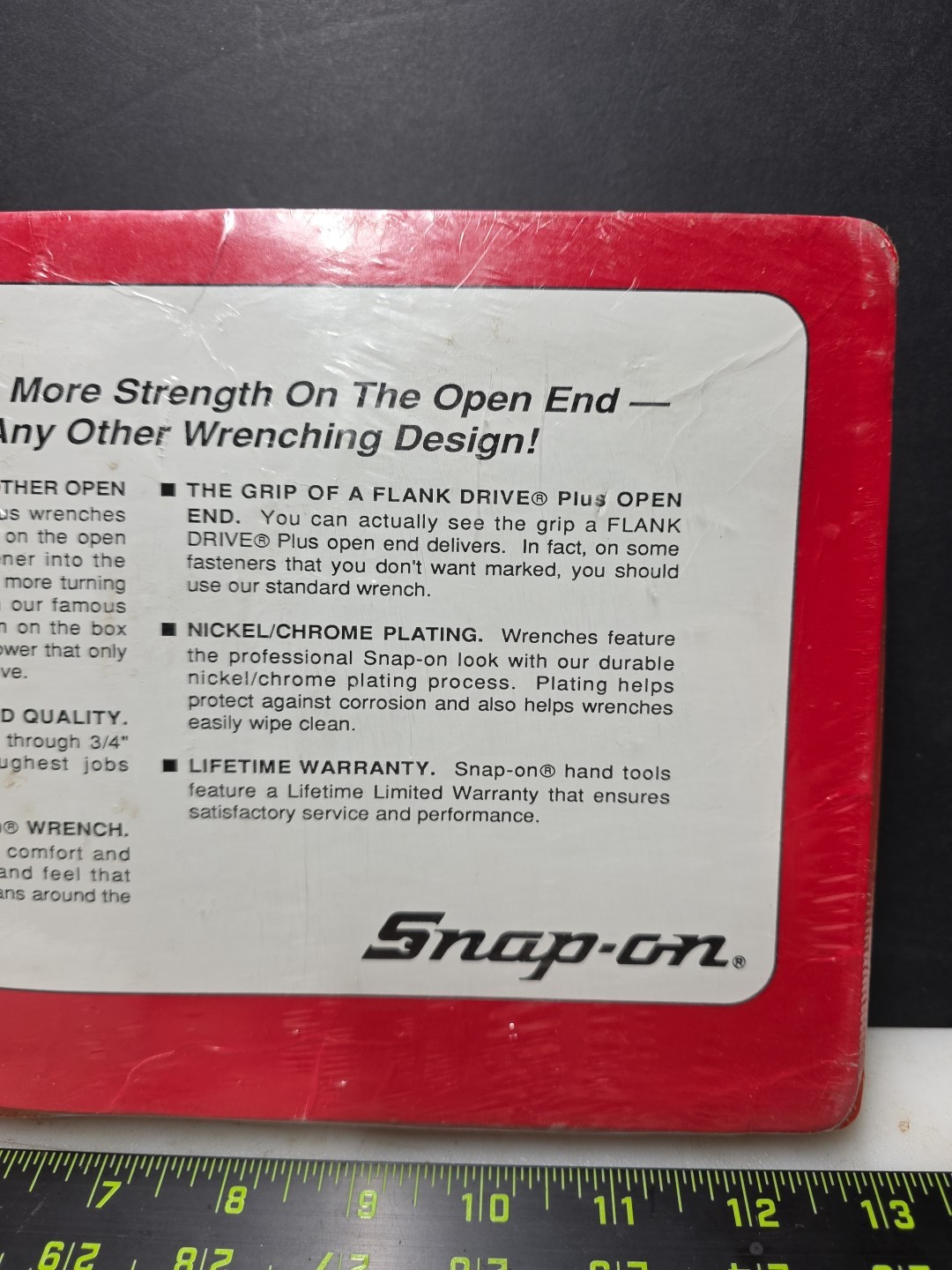 Snap on New Drive Flank SOEX707 Combination Wrench Set 3/8″-3/4″ Package Set