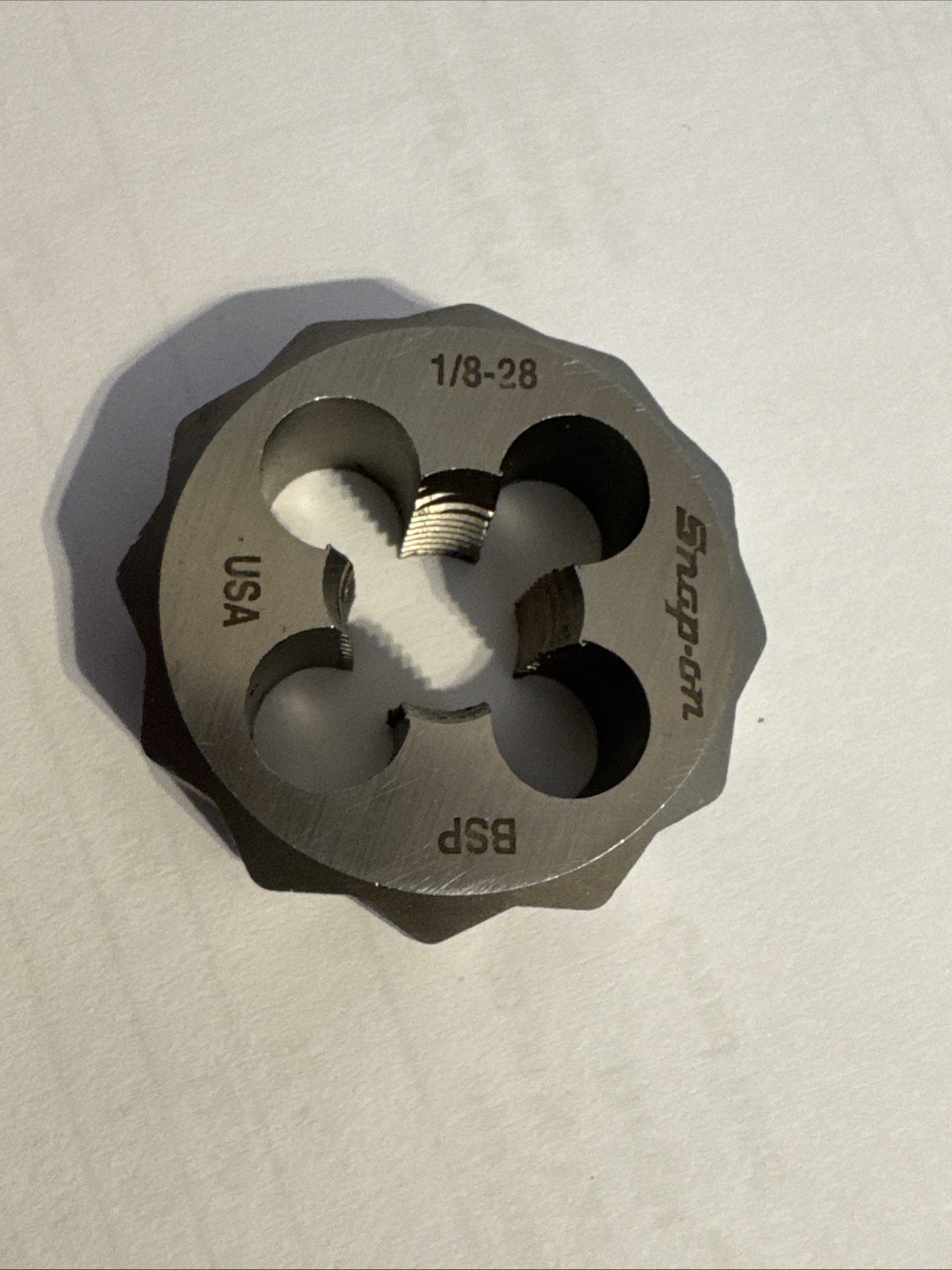 Snap On 1/8”-28 BSP Double Hex Die New