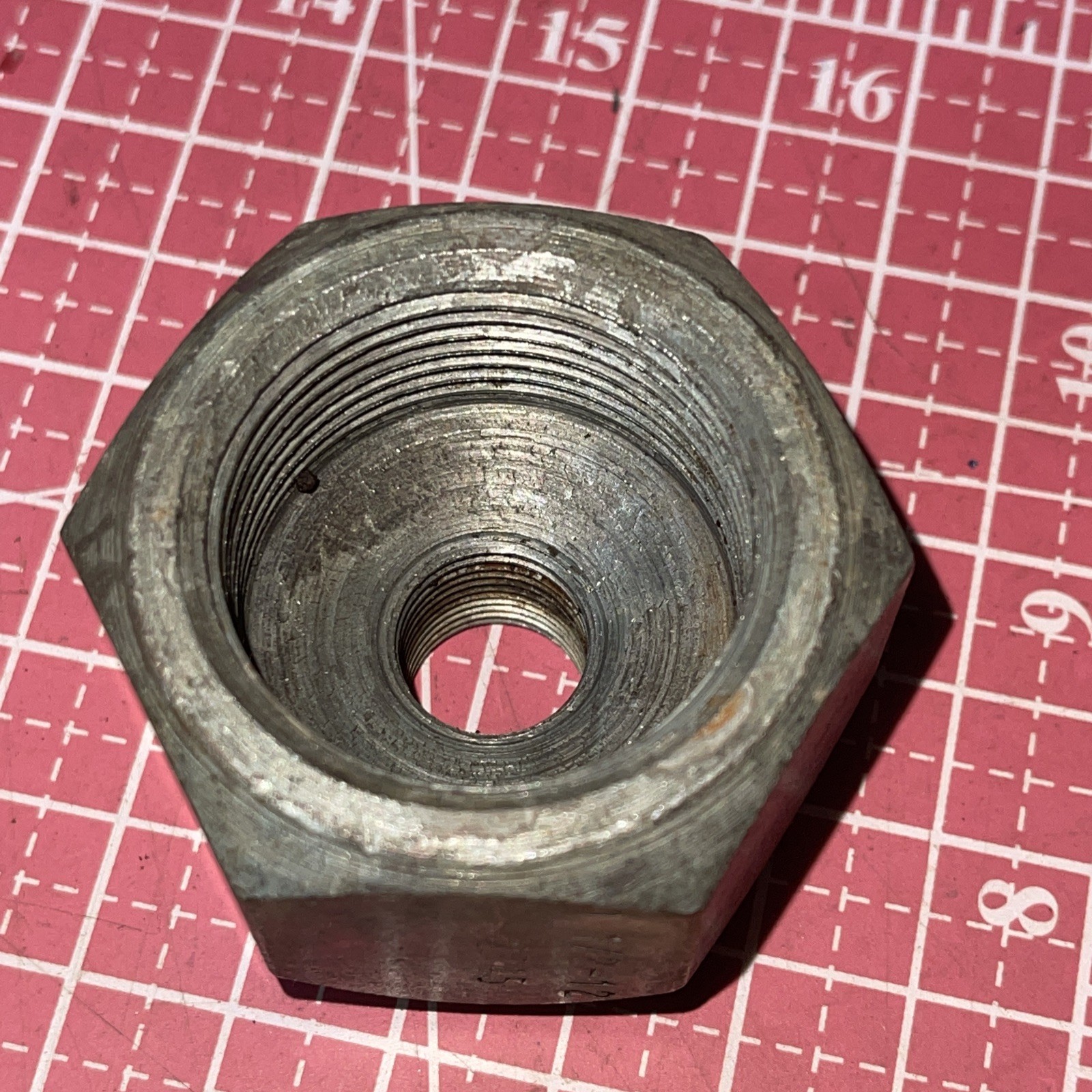 National USA 2745 Push Pull Adapter 1-1/2-12 Female To 5/8-18 Female Connect OTC