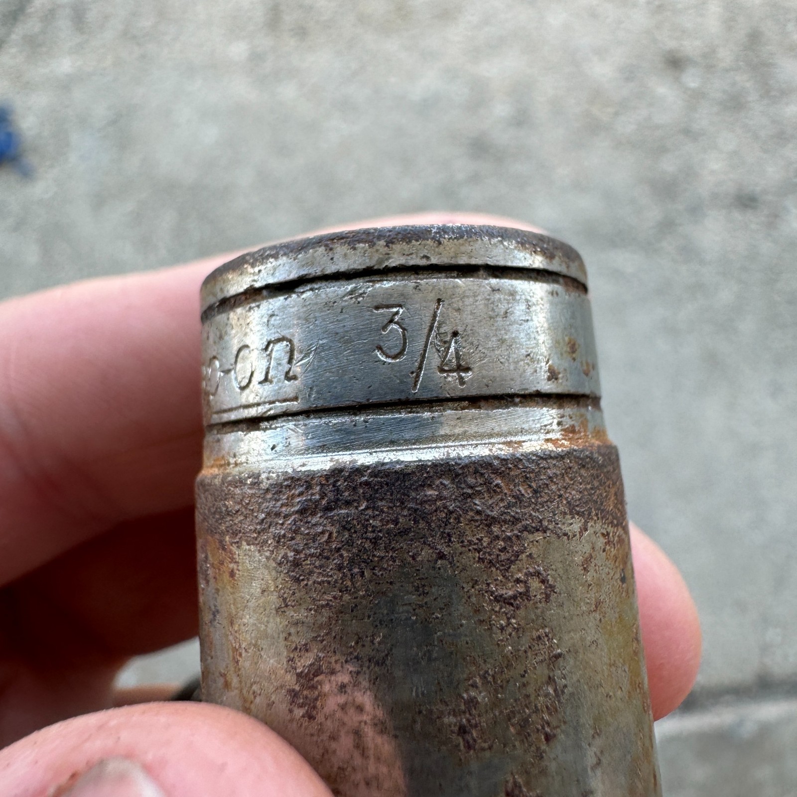 VTG Snap On 3/8″ Drive 3/4″ Deep 12pt SAE Standard Socket SF241