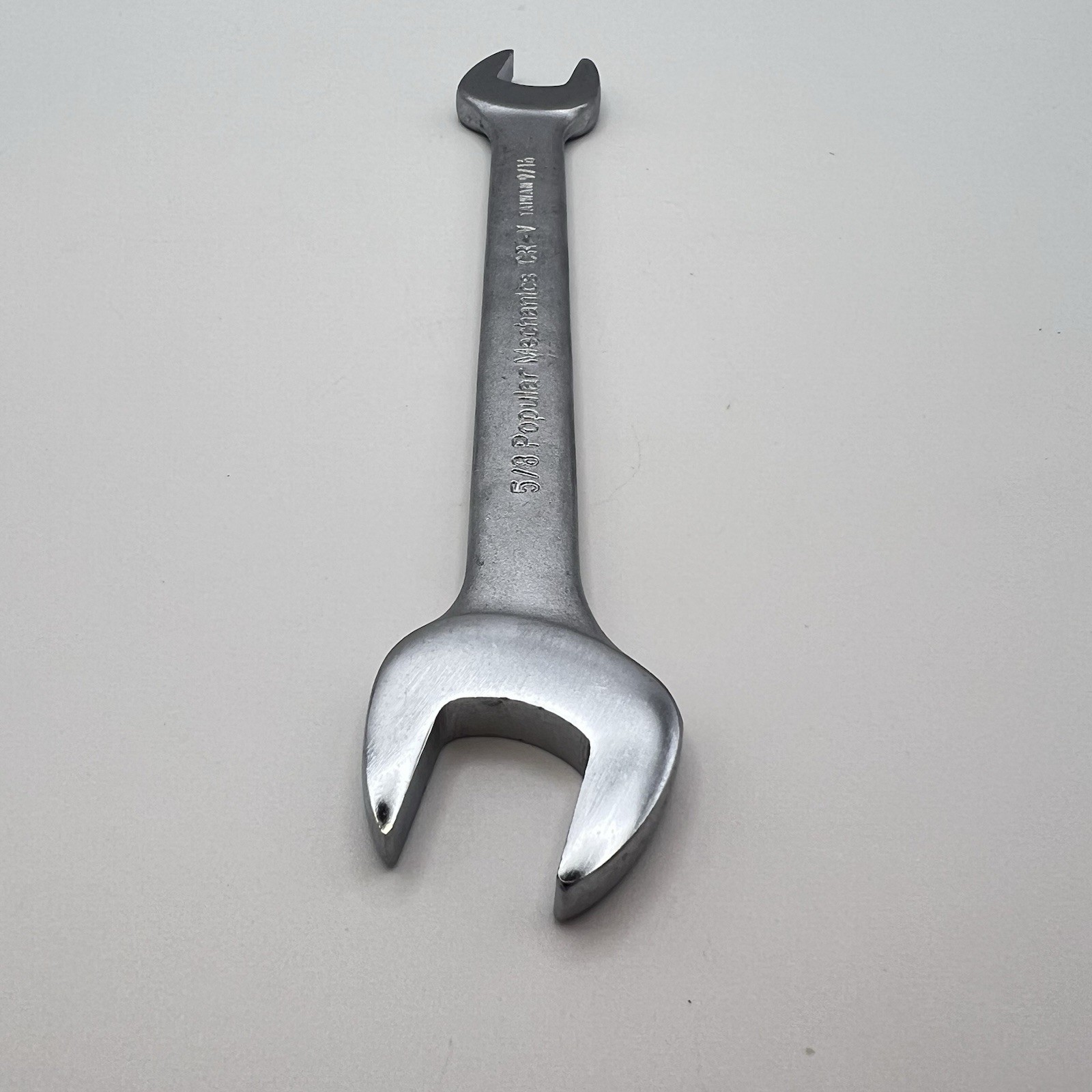 Popular Mechanics 9/16 5/8 Double Open End Wrench 20218 Vtg Taiwan NOS