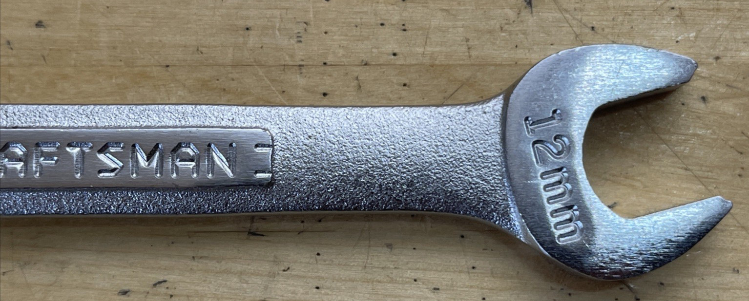 USA CRAFTSMAN -VA- 42916 12mm Combination Wrench 12 Point USA VINTAGE
