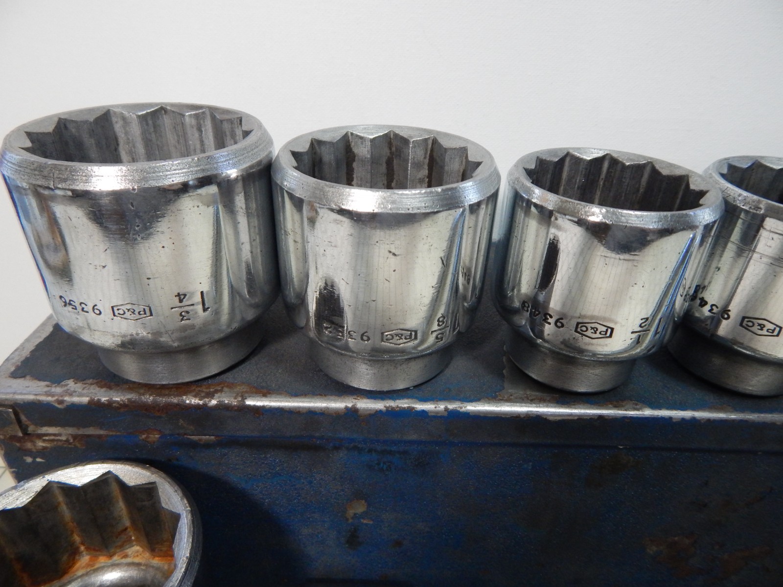 P&C PROTO PLUMB Socket Set 3/4″ Dr. 12pt. Ratchet Metal Box breaker 16pc.
