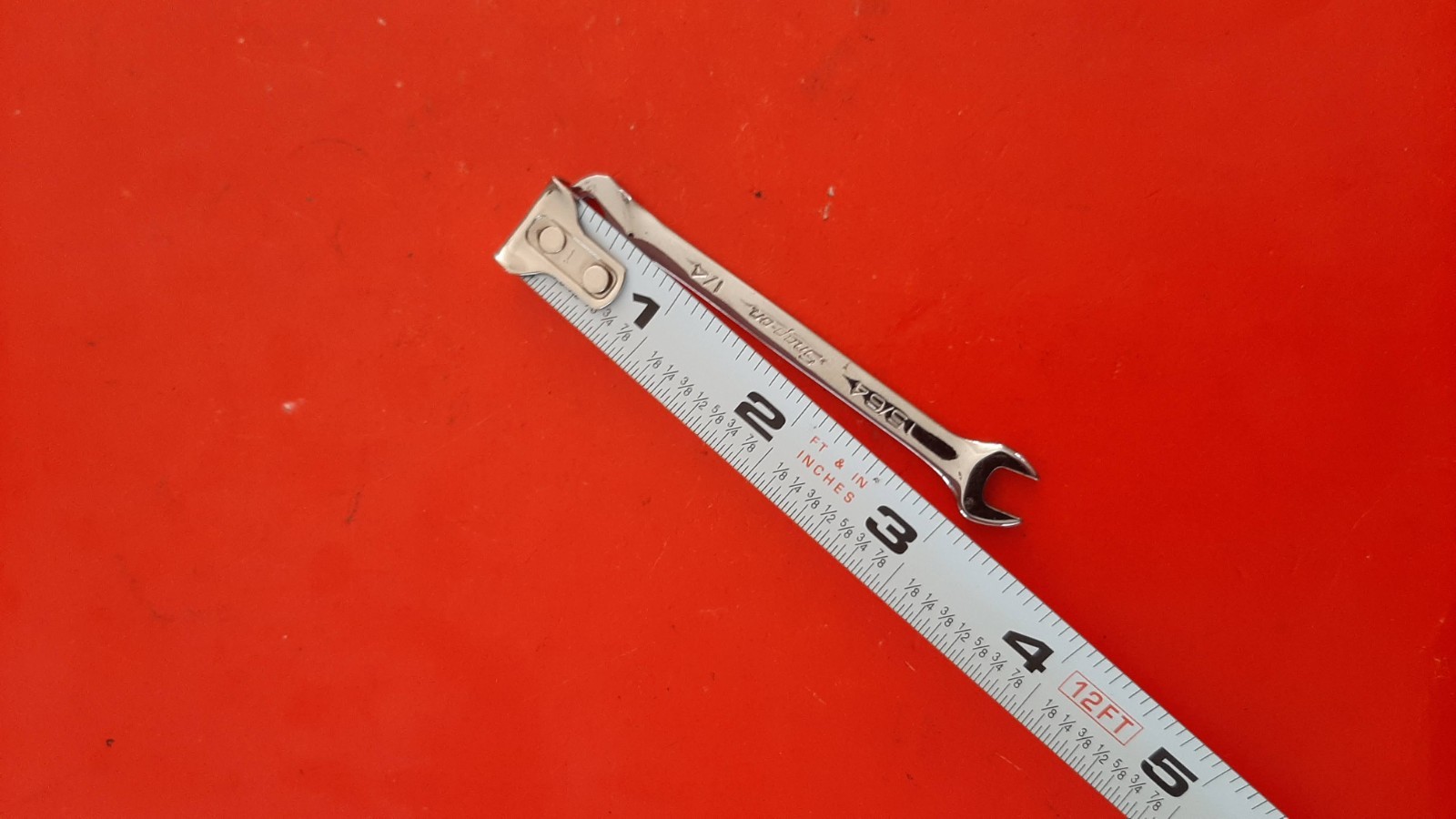 Snap-on Tools 15/64″ X 1/4″ Offset Open Ignition Wrench DS1516A USA ENGRAVED