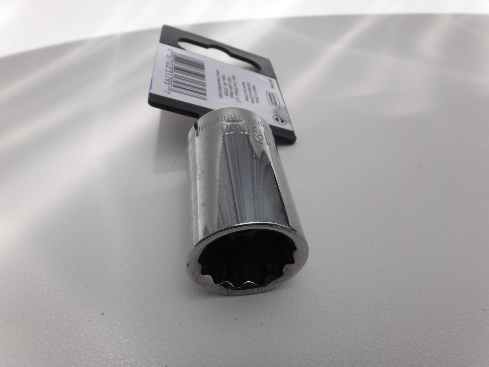 Crescent 16mm 12Point 0.5in Drive Socket CDS76N Chrome Plated Steel New