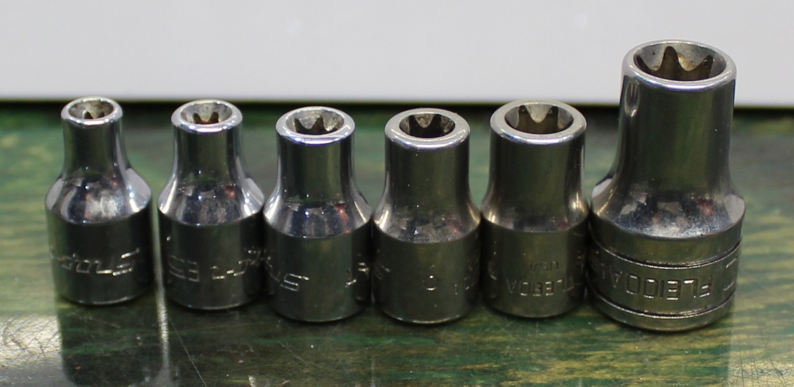 SNAP ON FLE-SERIES 6-Pc Combination Drive InTORX® Shallow Socket Set (E4-E10)