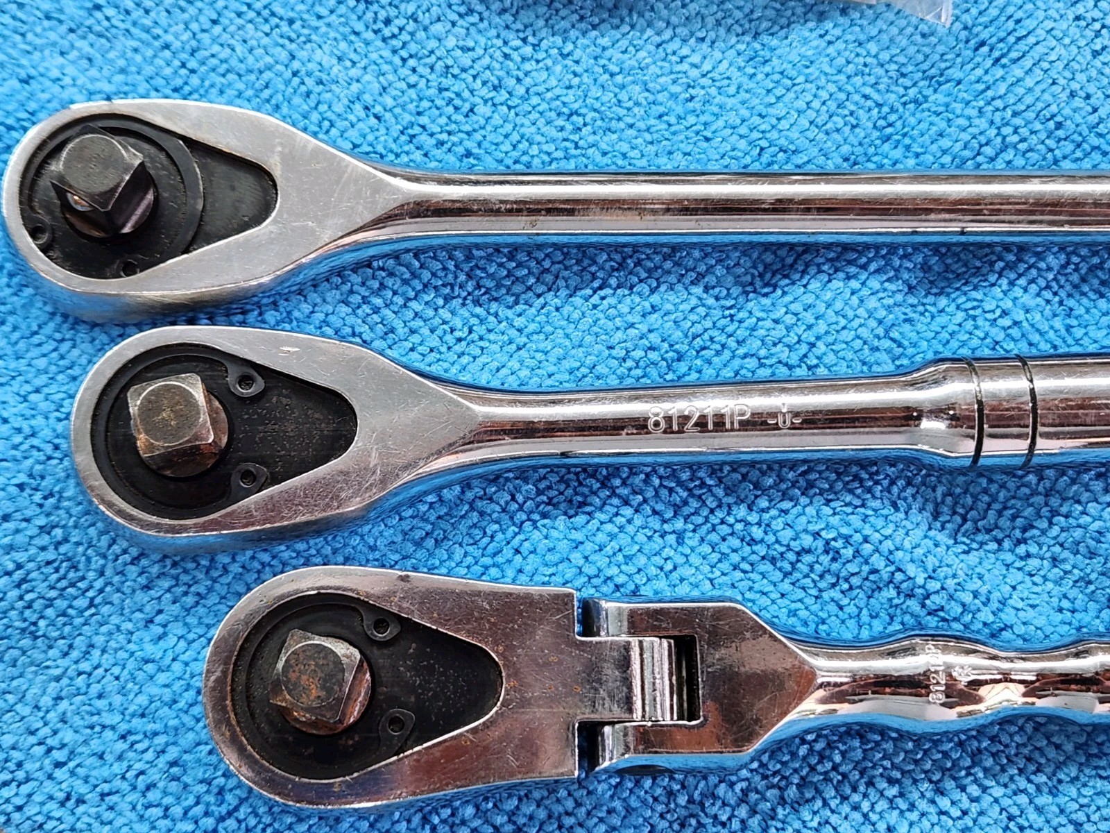 Gearwrench 120xp Ratchet Set 1/4″ 3/8″ 1/2″ lot of 6 81269 81211P 81212P 81304P