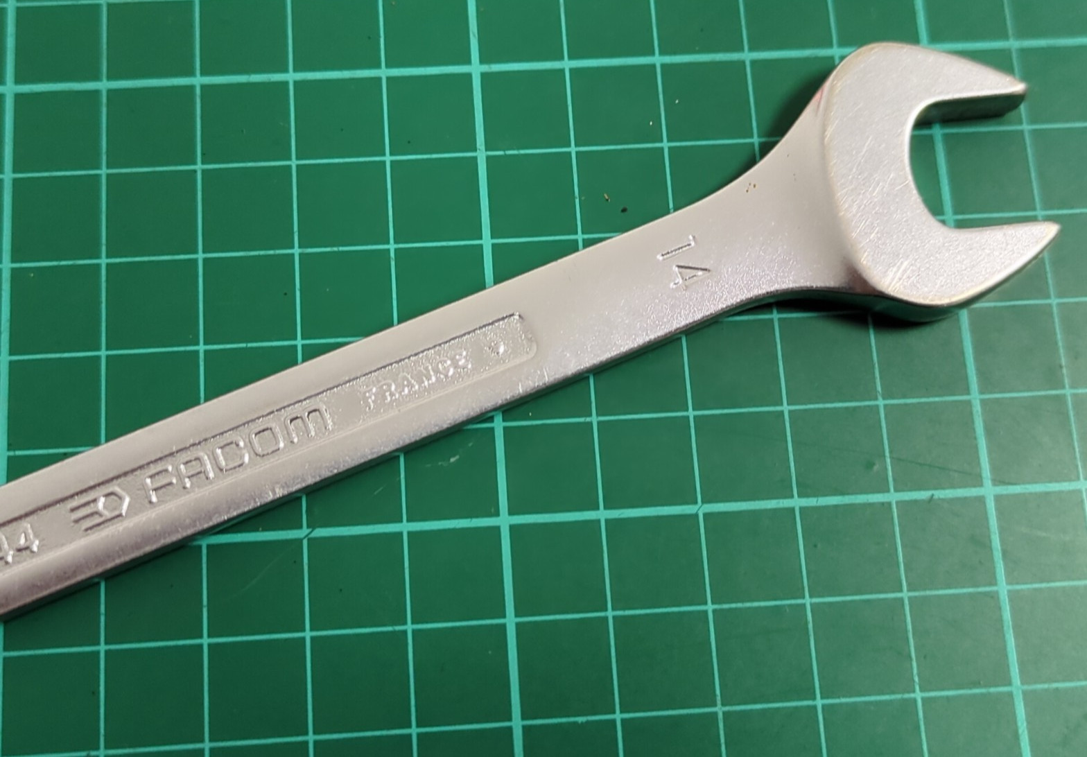 Vintage Facom No44, 14mm x 15mm, Open Ended Spanner, Made In France