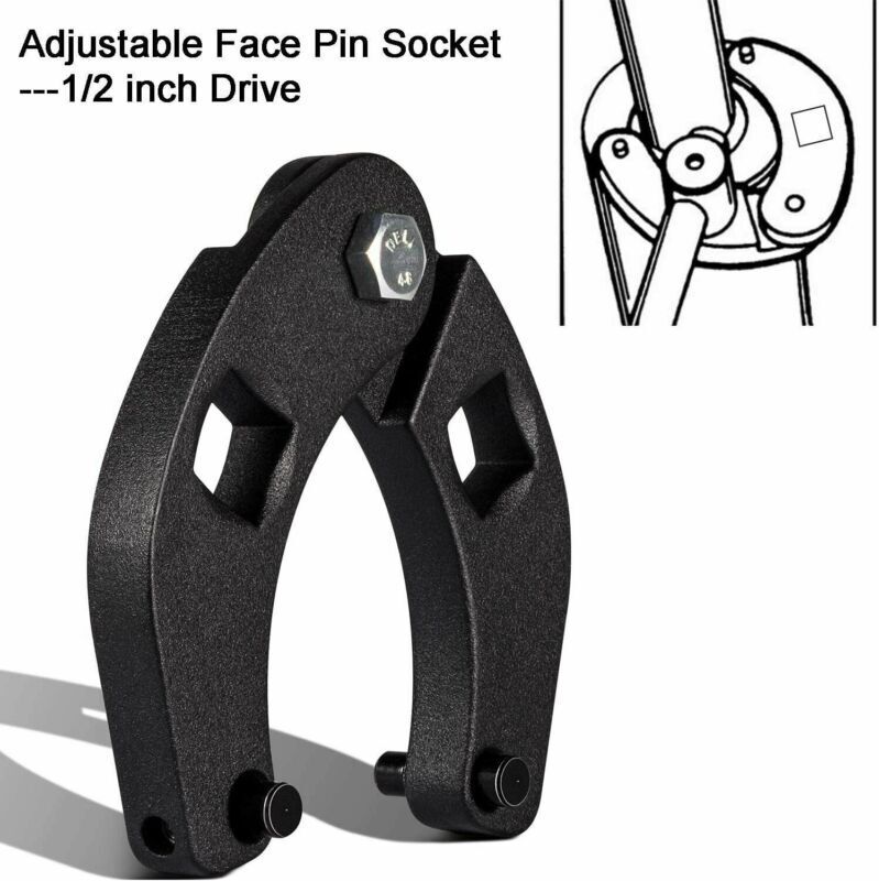 Adjustable Gland Nut Wrench Small Pin Spanner Tools 7463 For Hydraulic Cylinders