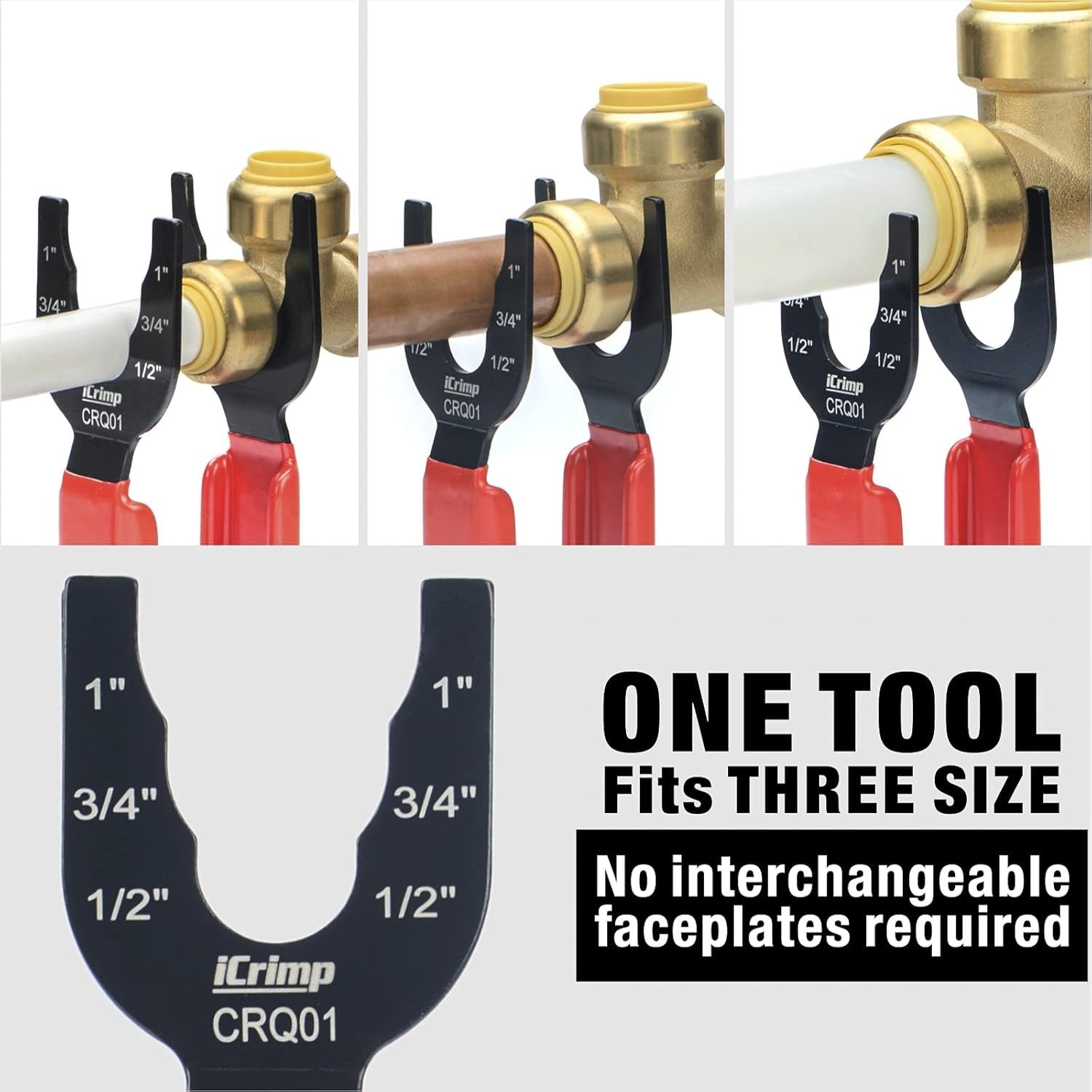 Disconnect Tool for Brass Push-Fit Fittings – 1/2′ 3/4′ 1′ Compatibility