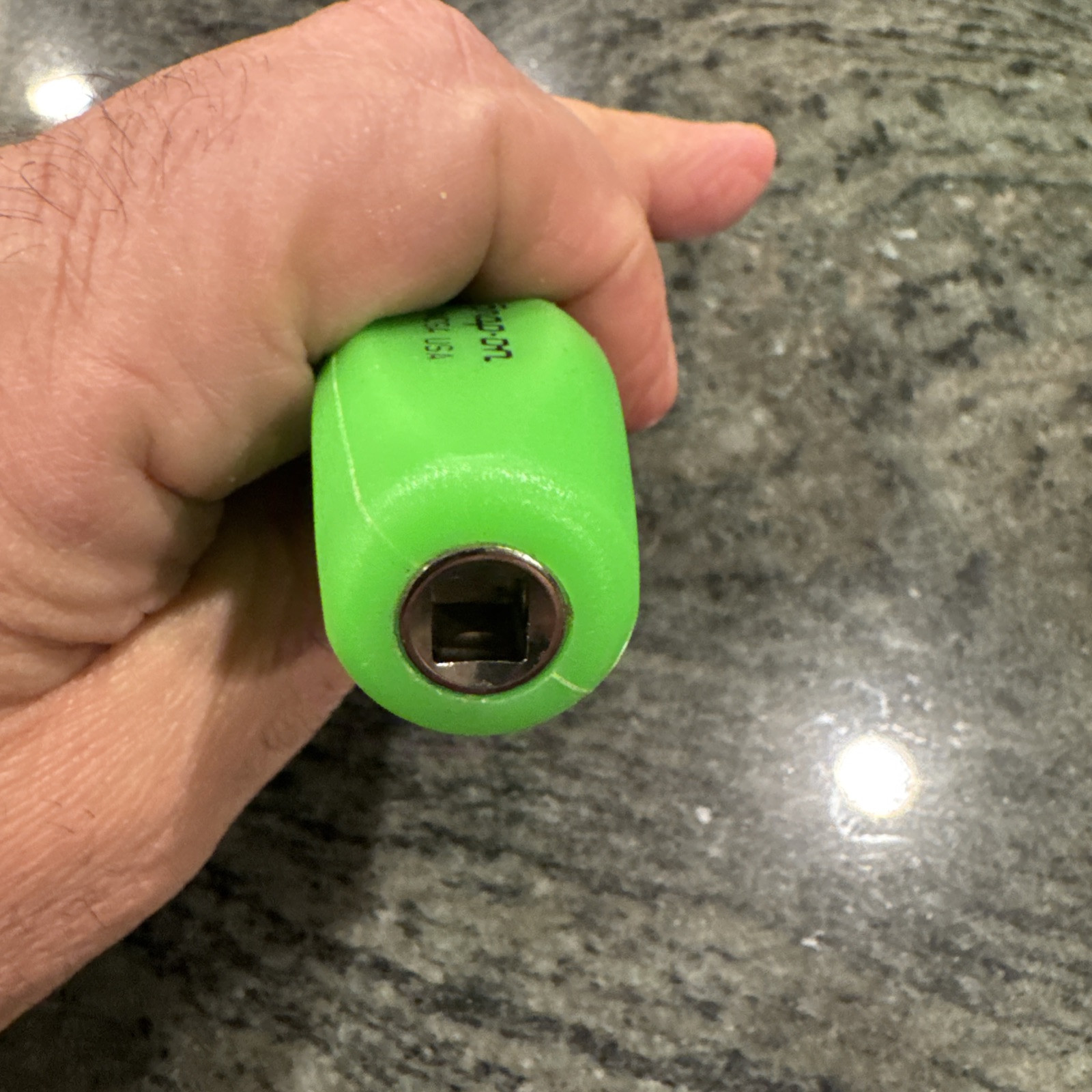 Snap On tm4csa 1/4 drive 6” standard shank driver Green