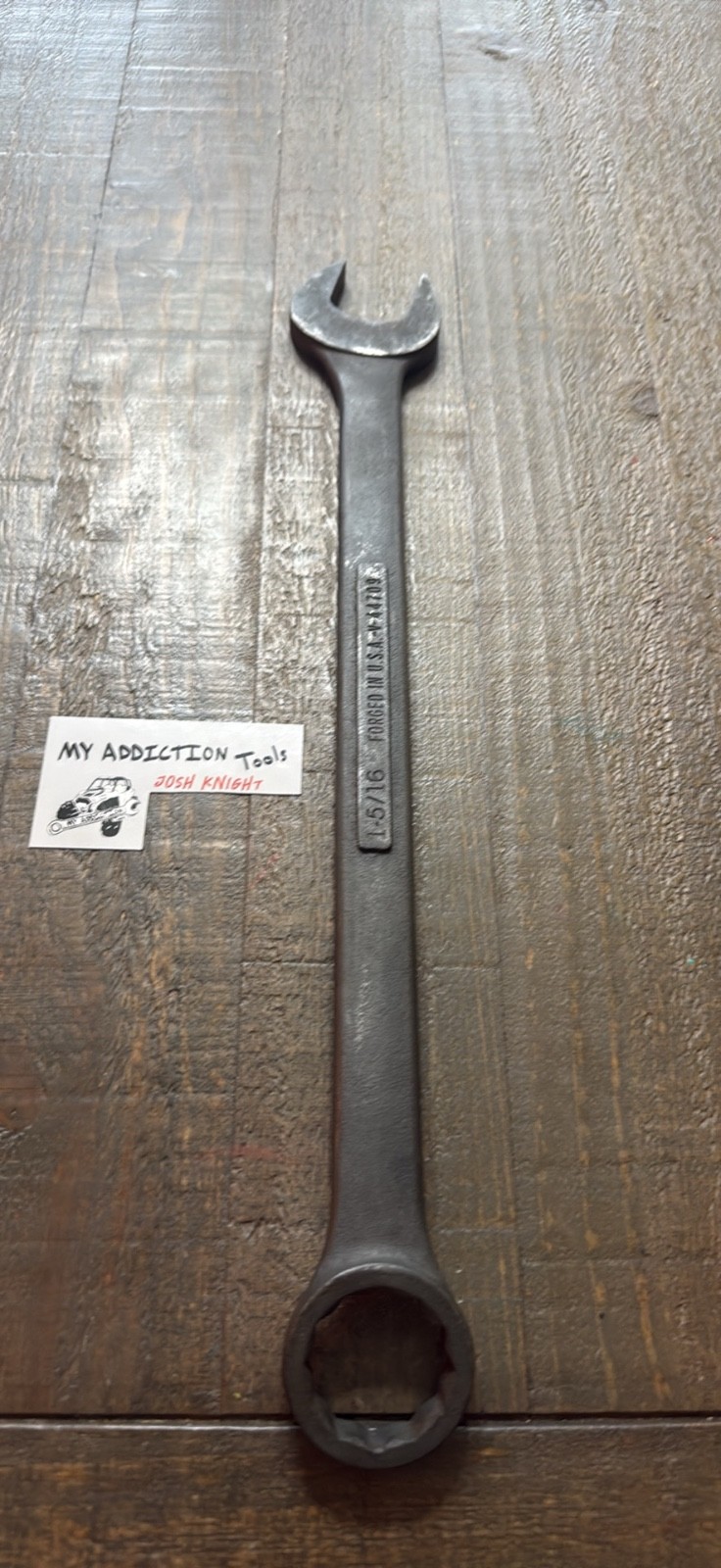 Craftsman 1-5/16” wrench large -v-44709 no owner markings