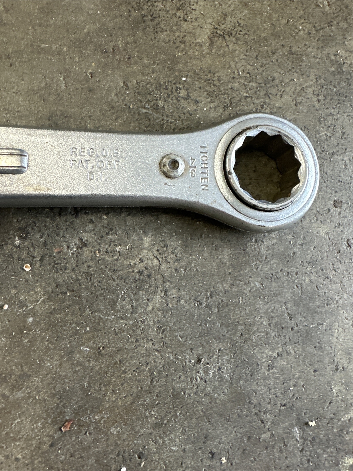 Craftsman 5/8″ x 3/4″ Box End Ratcheting Wrench Made in USA Vintage