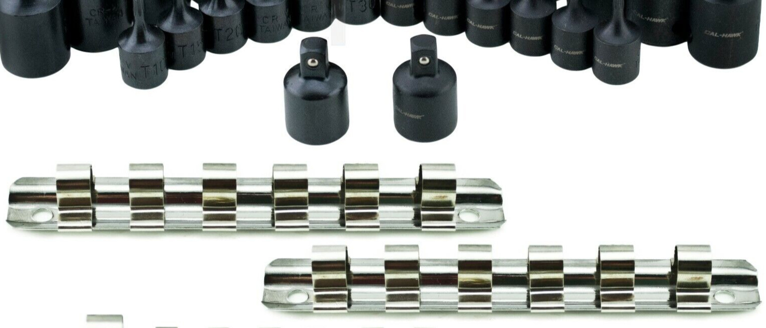 15 Pc 1/4″ & 3/8″ Drive Impact Star Bits TORX. SET