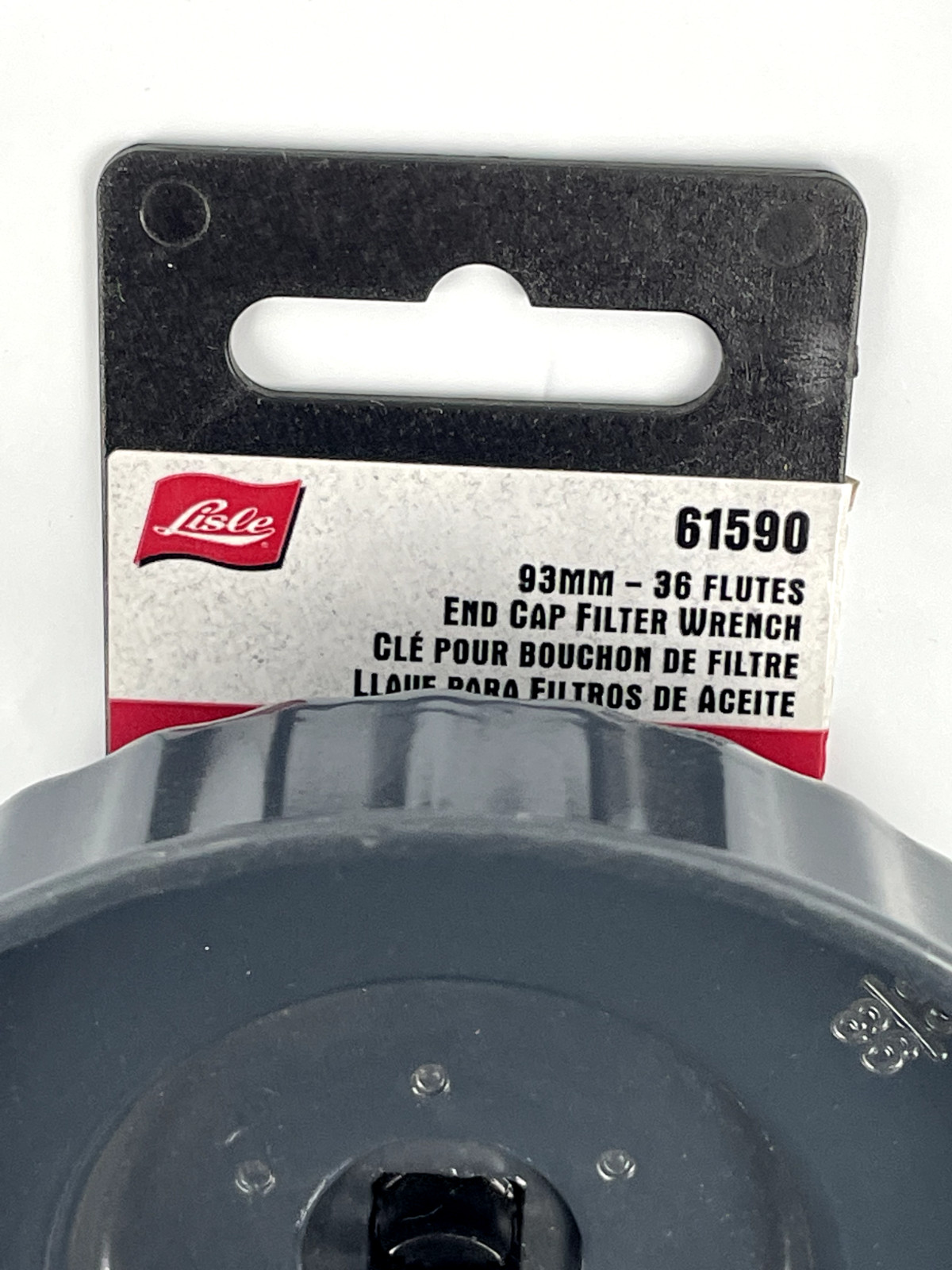 Lisle # 61590 ; 93mm End Cap Oil Filter Wrench Socket, as shown, 36-Flute