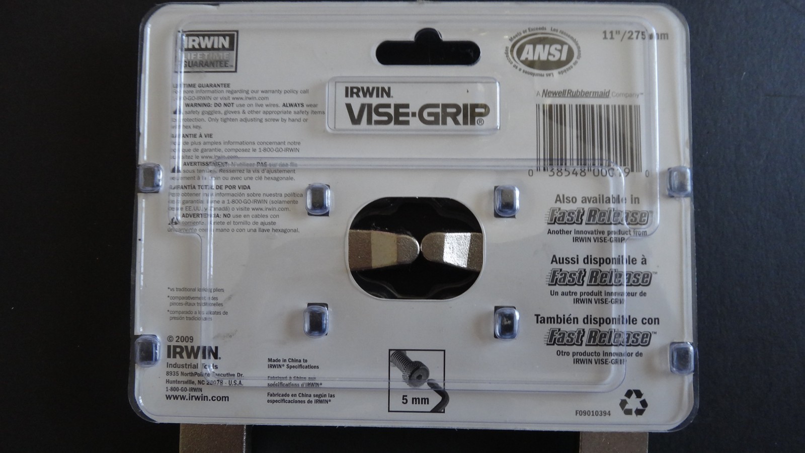 Irwin Vise-Grip Locking Pliers 11R 11″ “The Original”