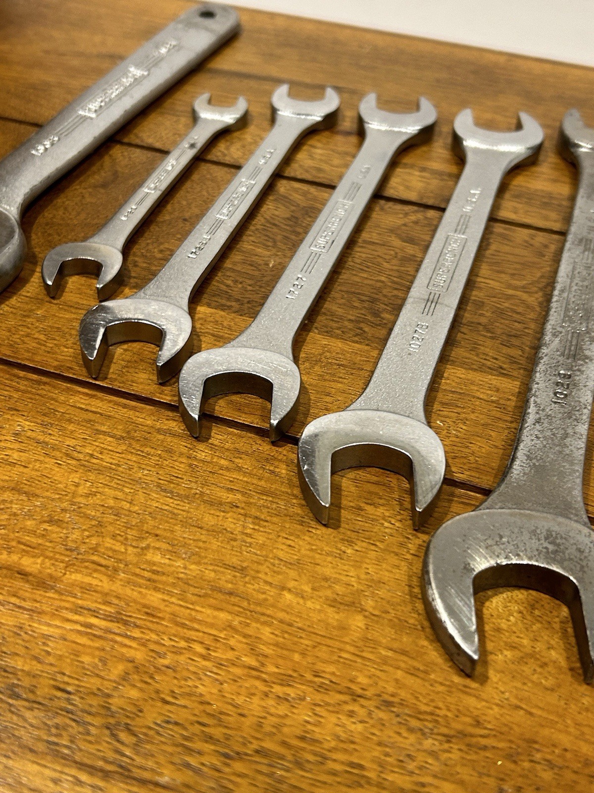 Rare Vintage J.H. Williams Wrench Set SUPERRENCH 9 Pcs. USA