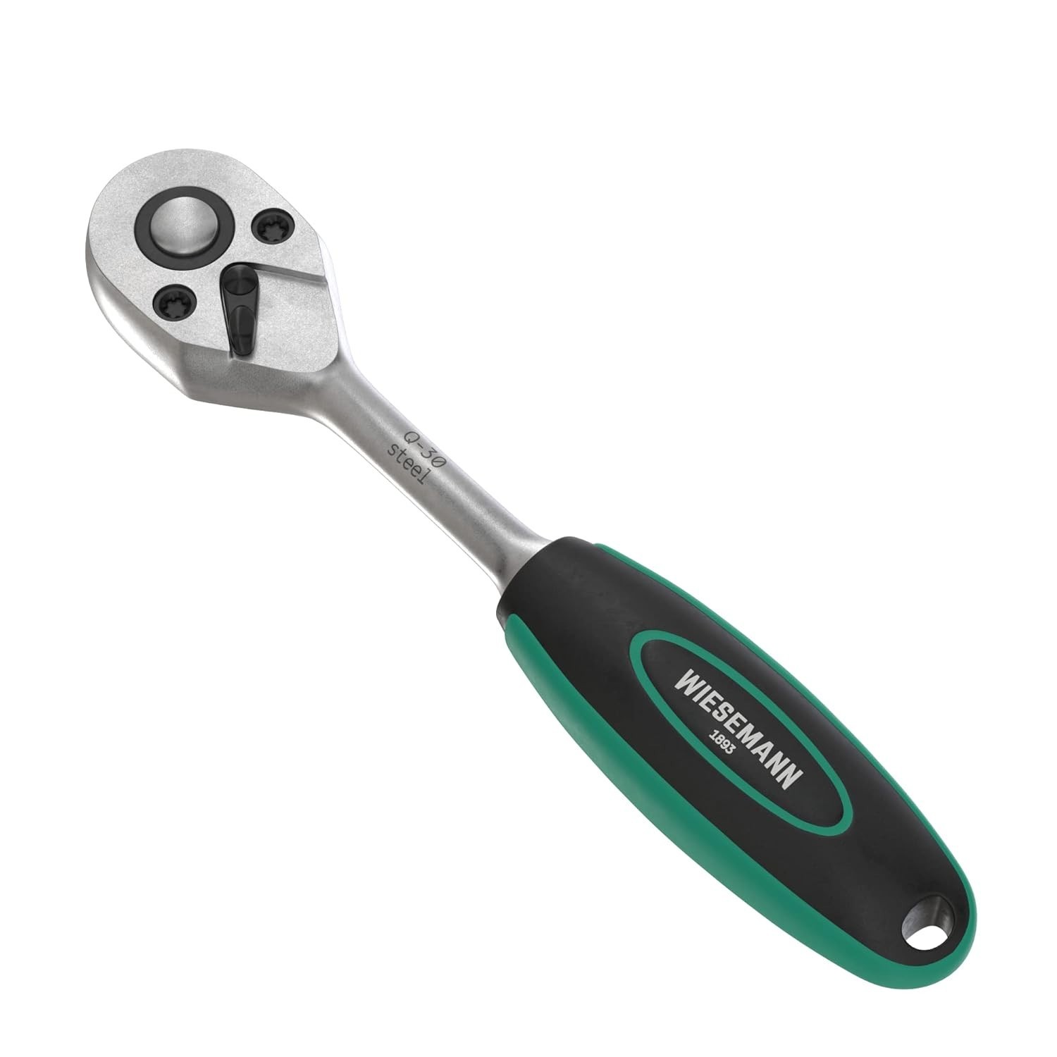 WIESEMANN 1893 Reversible 1/4» Ratchet with 72 Teeth – Chrome-Plated Steel