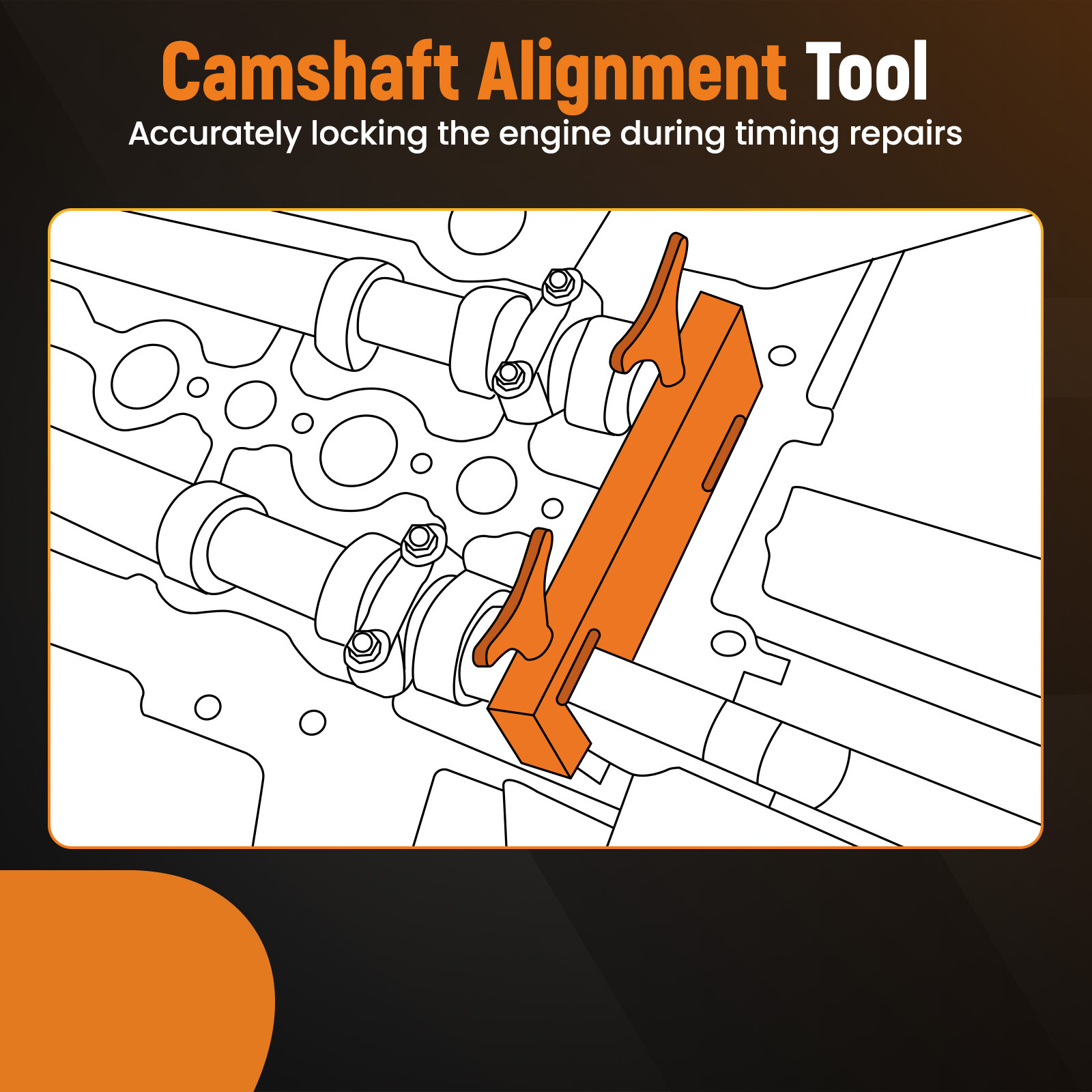 Timing Camshaft Alignment Tool for Jaguar Land Rover Range Rover Sport AJ-126