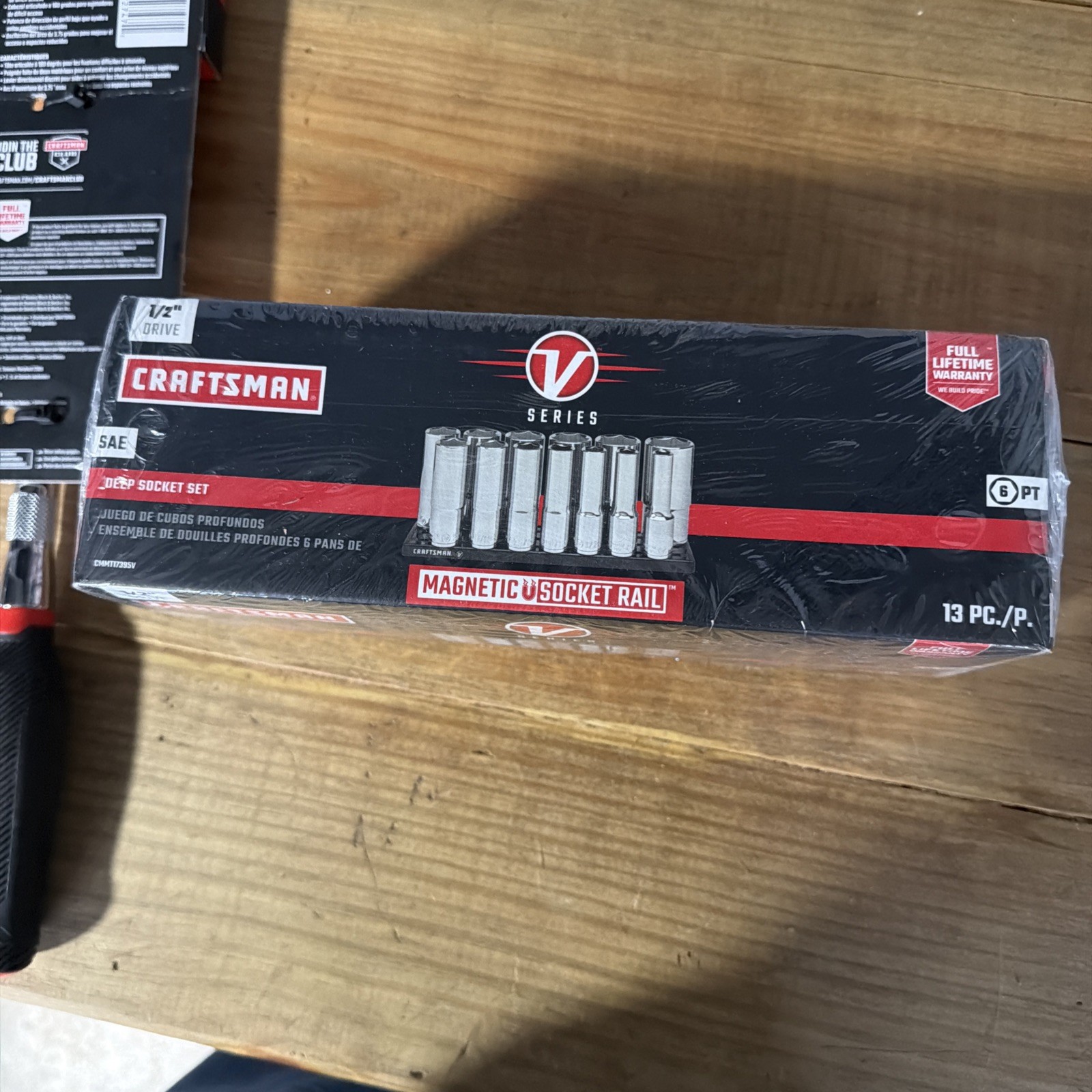 CRAFTSMAN V-SERIES 1/2 in Flex Head Ratchet & Deep SAE Socket Set (CMMT17395V)