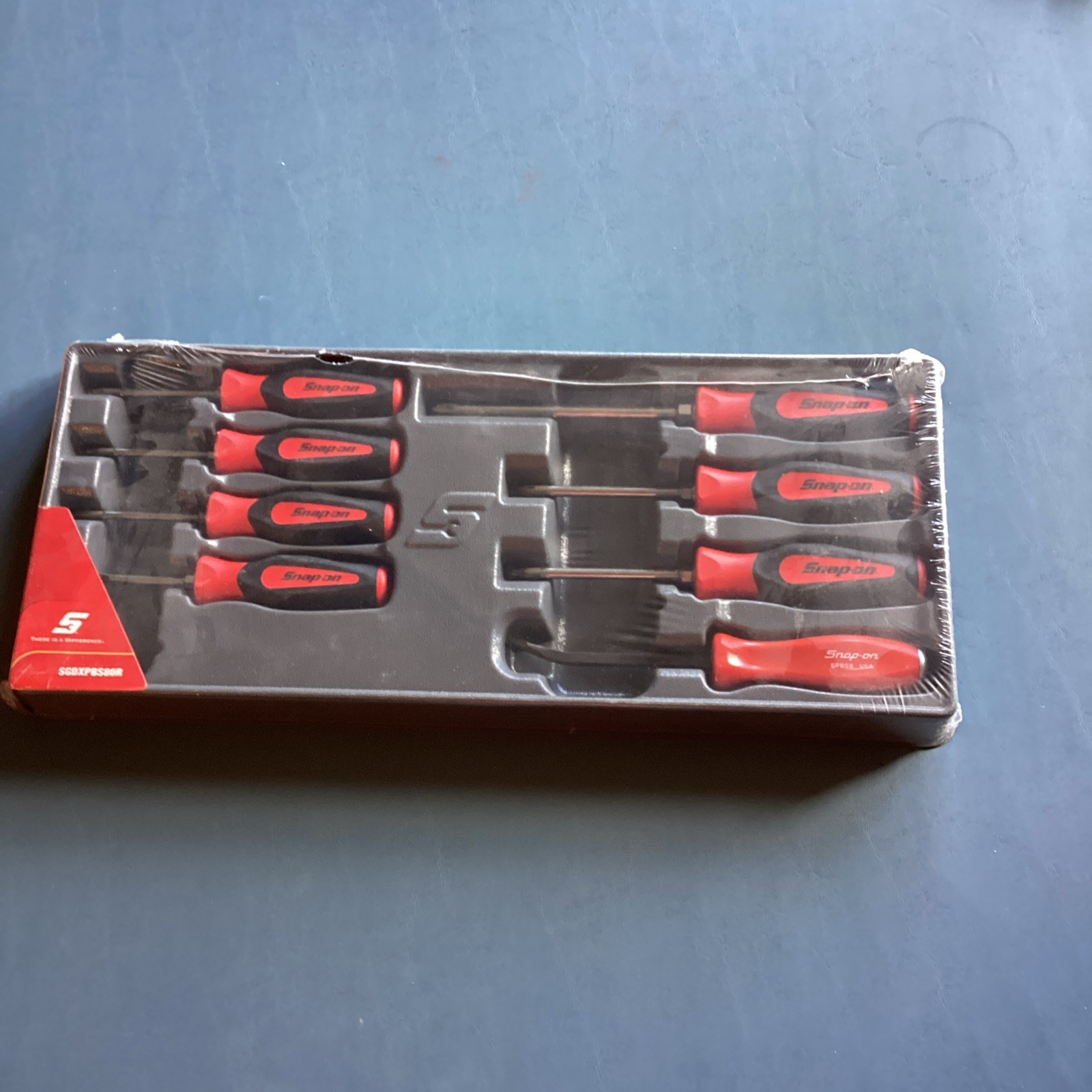 Snap On 8 Piece Soft Grip Combination Screwdriver And Pry Bar Set, Brand New!
