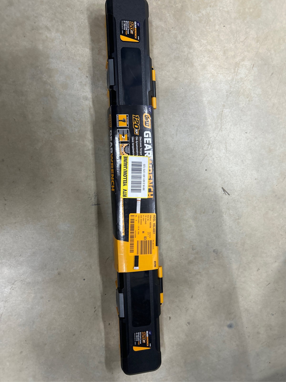 1/2 in. Drive 120XP 50-250 ft./lbs. Flex-Head Electronic Torque Wrench with Angl