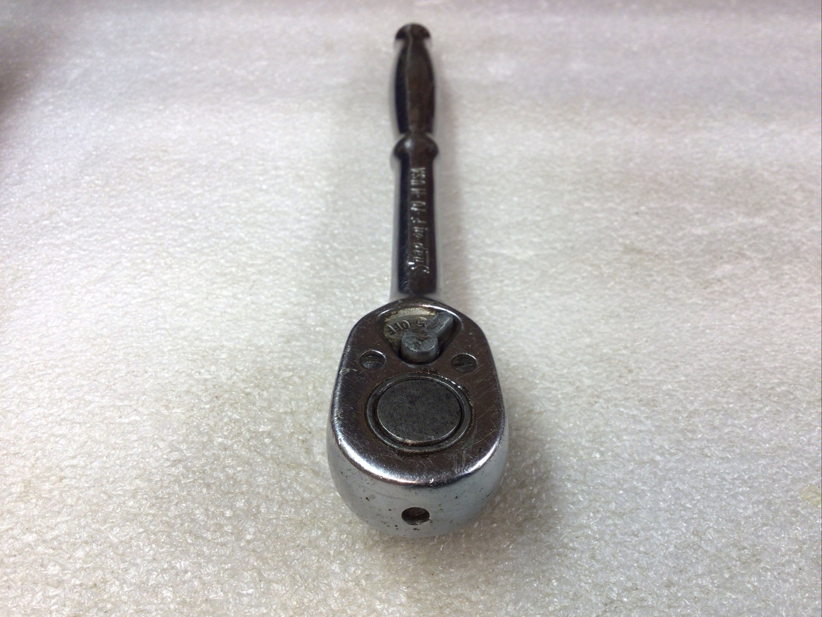 SNAP ON-#F70M – FERRET, 3/8″ DR. CHROME, RATCHET-USA-NICE-Vintage-