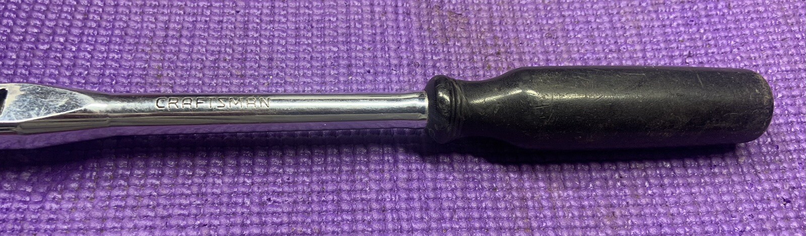 Craftsman 44836 -VT- 3/8″ Ergo Flex Head Ratchet Full Polish Black Handle
