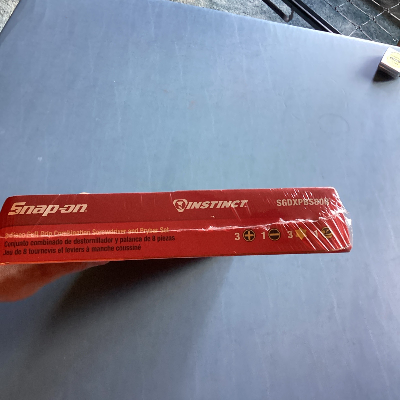 Snap On 8 Piece Soft Grip Combination Screwdriver And Pry Bar Set, Brand New!
