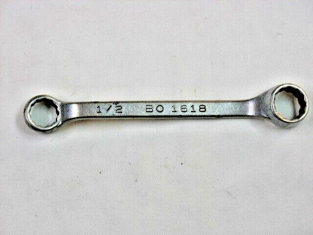 MAC Sabina Tools 1/2″- 9/16″ Textured Chrome 12 Point Offset Box Wrench BO1618