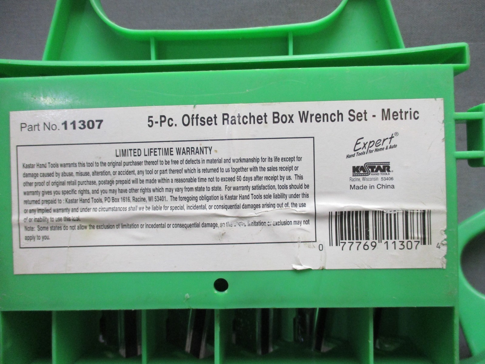 Expert by Kastar Tools 2 Sets 5 Pc SAE & MM Offset Ratcheting Box Wrench Set