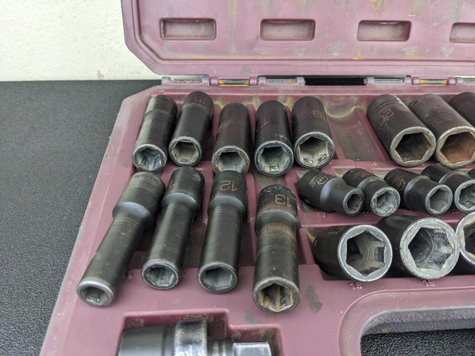 #bo053 MATCO SCPM306V 1/2″ METRIC 6-PT ADV SHALLOW & DEEP IMPACT SOCKET SET