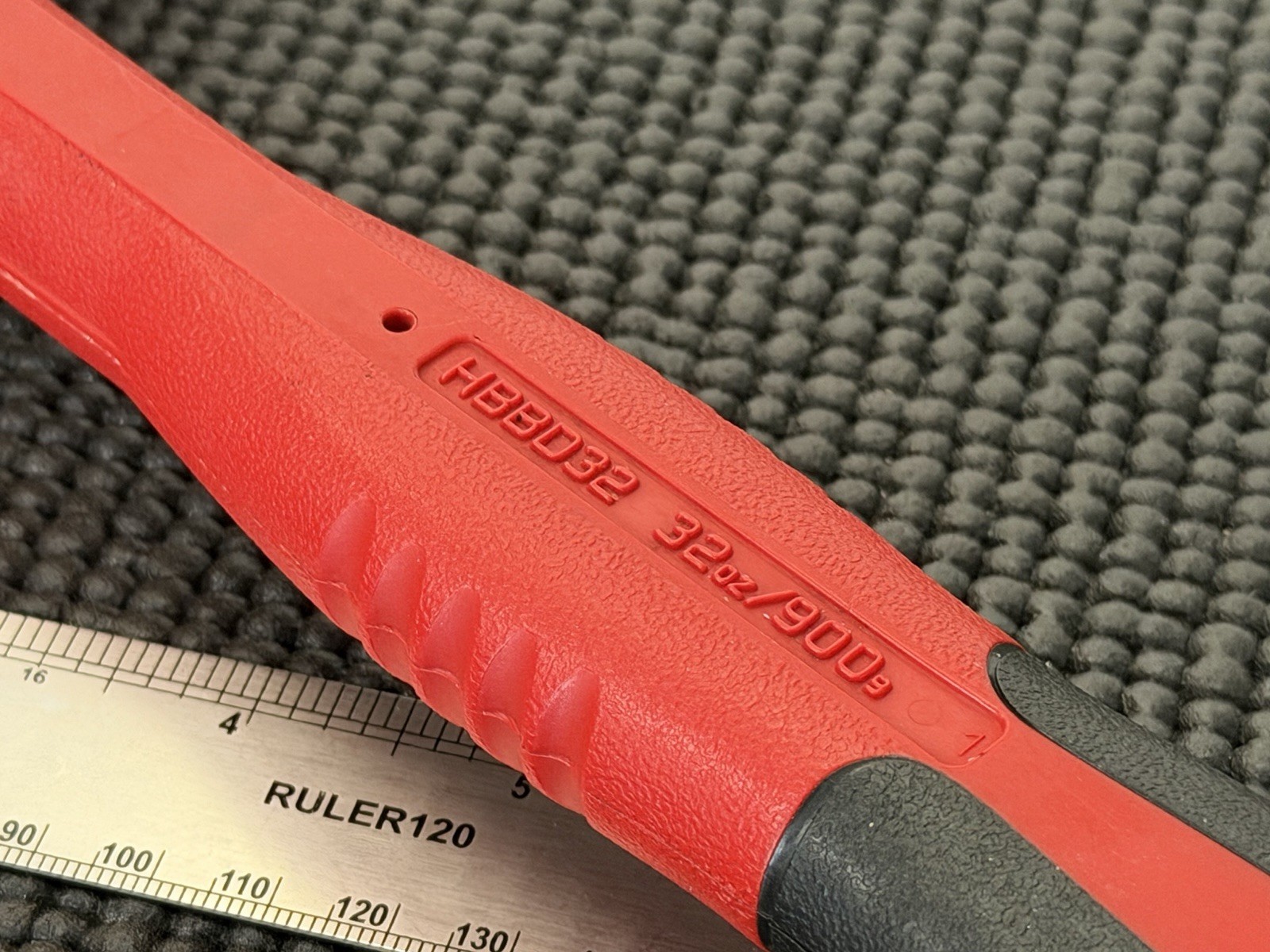 Snap-On 32oz Ball Peen Soft Grip Dead Blow Hammer RED USA🇺🇸 – HBBD32