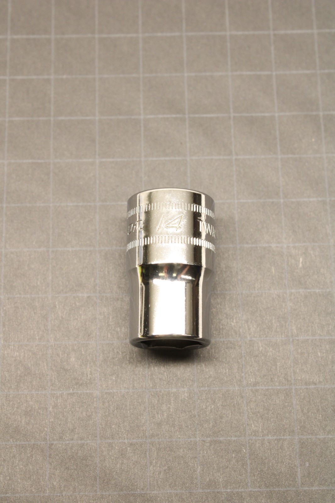 SNAP-ON 1/2″ DRIVE 6 POINT SHALLOW CHROME NEW TWM14A 14MM