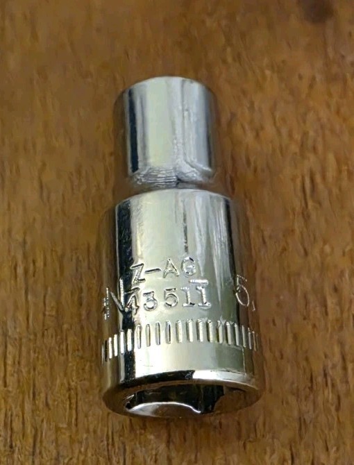 Craftsman 5.5mm Socket 6 Point 1/4″ Drive Z-AG 43511
