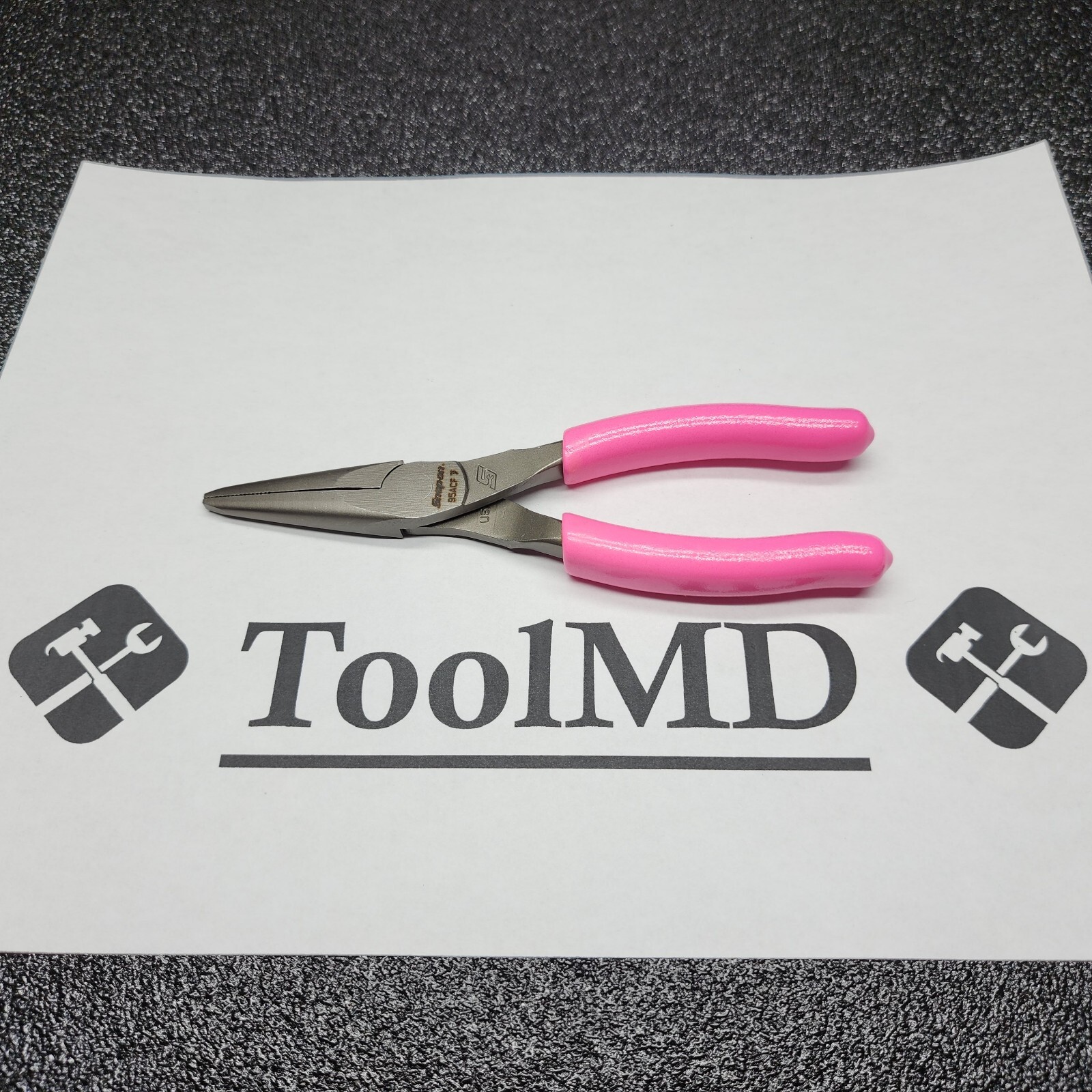 Snap-on Tools USA NEW HOT PINK 6″ Talon Soft Grip Needle Nose Pliers 95ACF