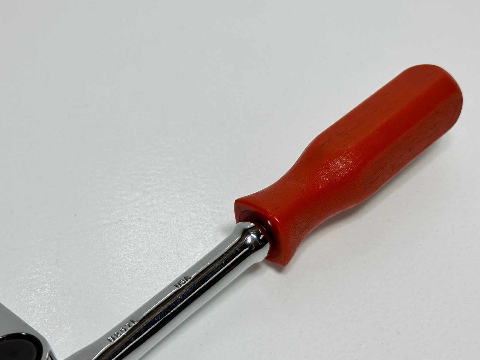 Proto USA Made (Rare) Professional 5257L 3/8″ Drive Indexable Ratchet Red Handle
