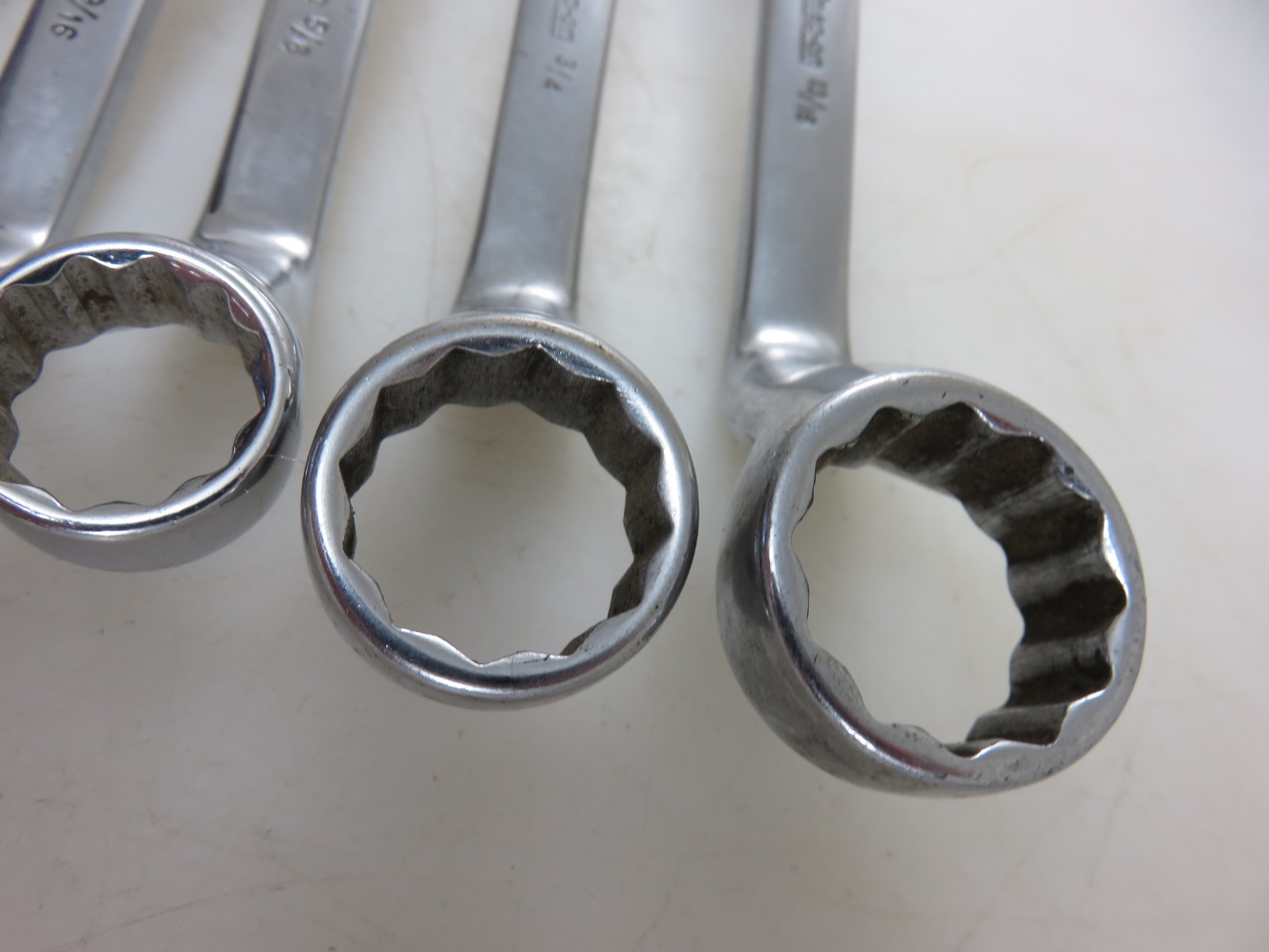 Snap-On XSO SHORT 60° Offset Box End Wrench 7pc Set 5/16″-13/16″ Vintage