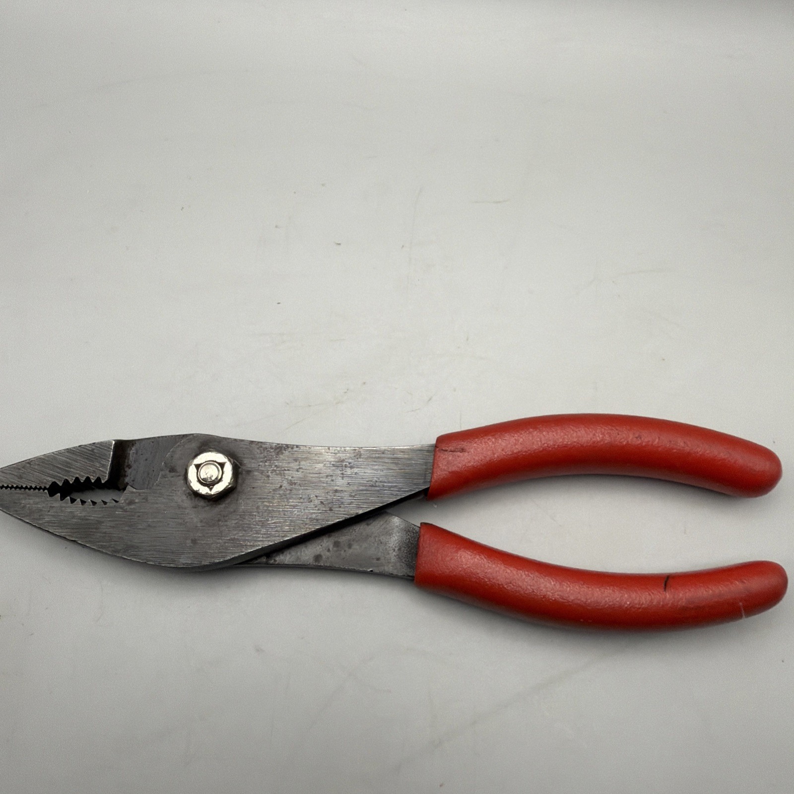 Snap on 47ACP 7.5″ Slip Joint Red Handle Pliers USA