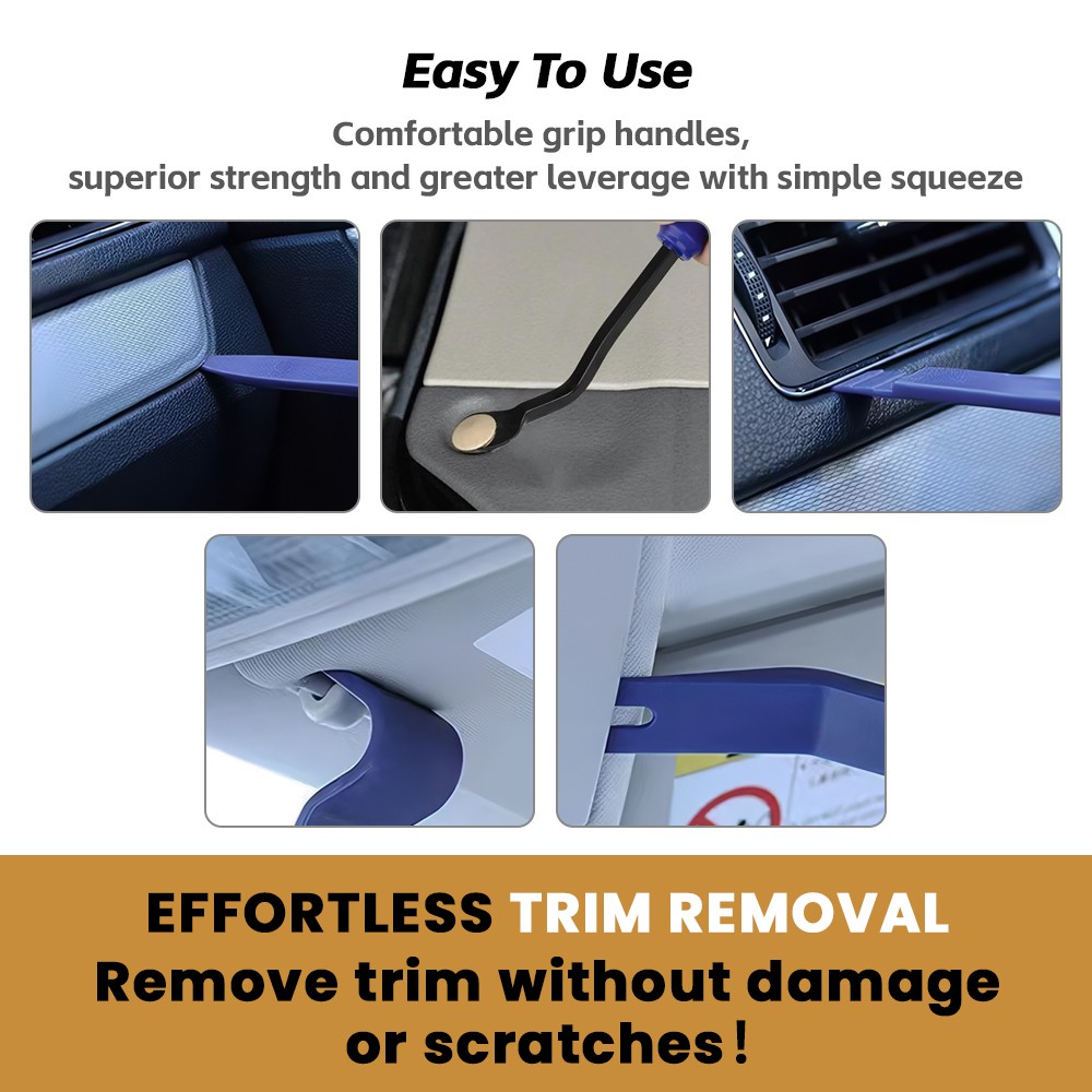 5pcs Kit Auto Trim Removal Werkzeug Türverkleidung Befestigung Dashboard Plastik