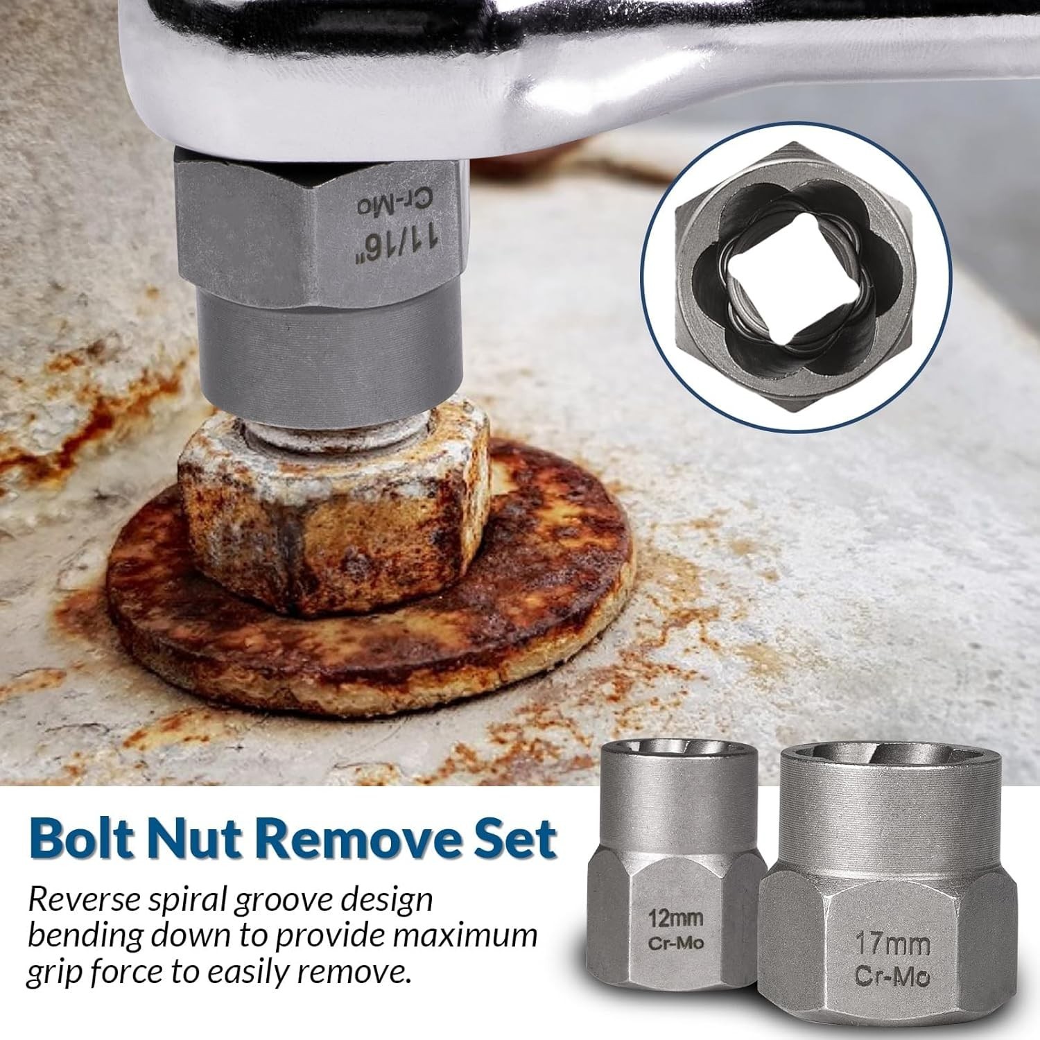 39-Pc Bolt Extractor Set & Drill Bit Kit – Stubborn Lug Nut Removal Made Easy
