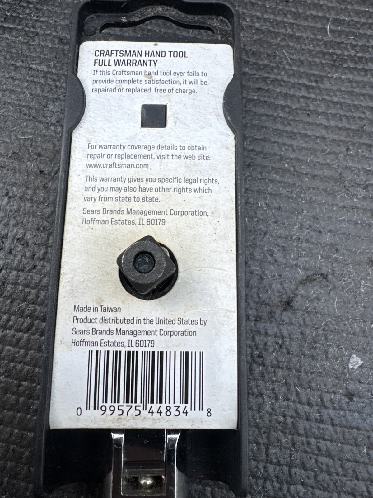 Sears Craftsman Nos 3/8” Drive Stubby Flex Head Ratchet 44834 Full Polish Import